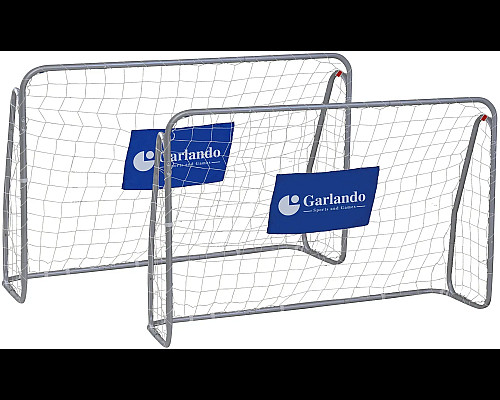 Ворота футбольні Garlando Kick and Rush 215 x 152 x 73 см, сірі