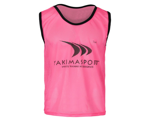 Футбольна манішка Yakimasport рожева Футбольна манішка Yakimasport рожева