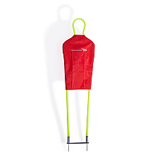 Манекен футболіста для тренувань Yakimasport Senior 180 см, червоно-зелений