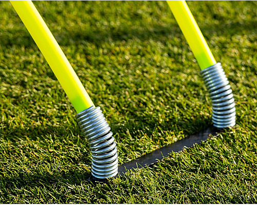 Манекен футболіста для тренувань Yakimasport Senior 180 см, червоно-зелений