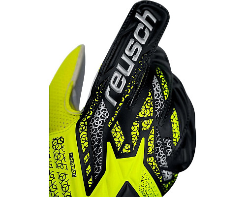 Рукавички воротарські Reusch Attrakt Solid Junior 5572515 2014 р.8, жовто-чорні