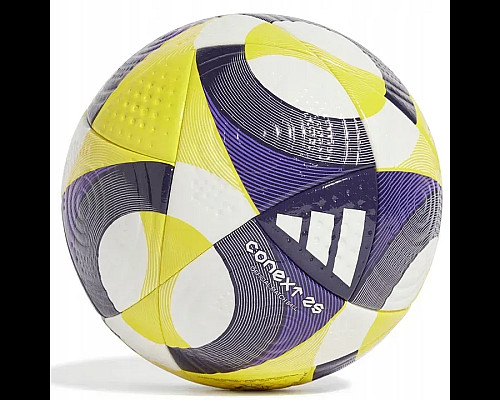 Футбольний м'яч Adidas Conext 25 PRO OMB розмір 5, фіолетово-жовтий