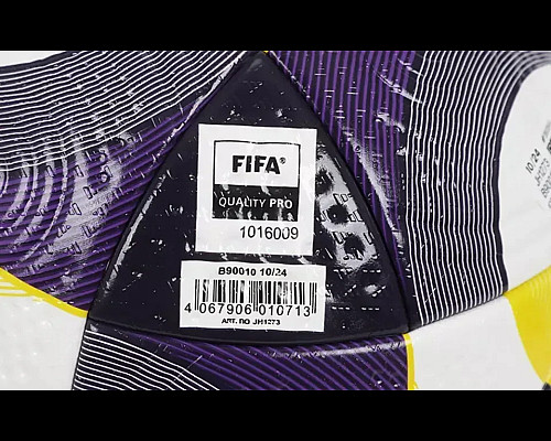 Футбольний м'яч Adidas Conext 25 PRO OMB розмір 5, фіолетово-жовтий