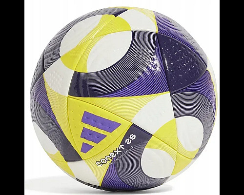 Футбольний м'яч Adidas Conext 25 PRO OMB розмір 5, фіолетово-жовтий