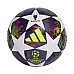 Футбольний м'яч Adidas UCL League Junior 2026 Budapest розмір 5, біло-фіолетовий