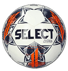 М'яч футзальний Select Futsal Master v22 розмір 4, біло-чорний