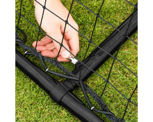 Сітка тренувальна для футболу FORZA RapidFire FR100 Rebounder 94 x 94 см, чорна