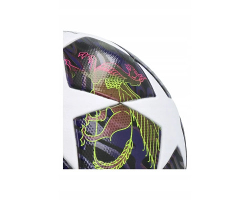 Футбольний м'яч Adidas UCL League Junior 290g 2026 Budapest, розмір 5, фіолетово-білий