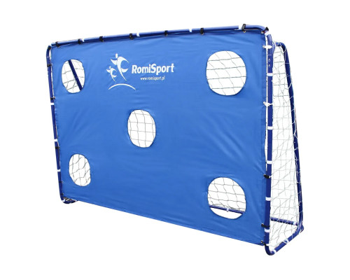 Ворота для тренування точності RomiSport 240 х 170 см, сині