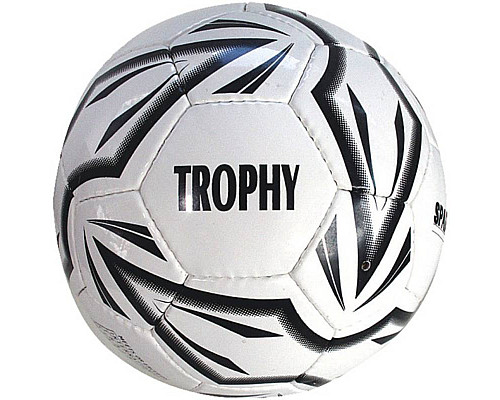 М'яч футбольний SPARTAN Trophy розмір 5, чорно-білий