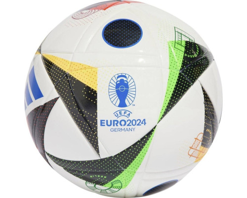 Футбольний м'яч Adidas Euro24 Fussballiebe League J350 IN9376 розмір 5 універсальний