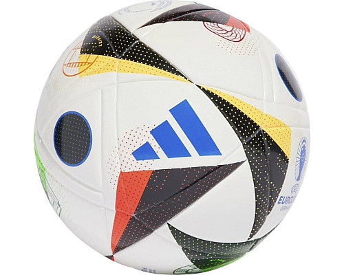М'яч футбольний Adidas Euro24 Fussballiebe League J350 IN9376 розмір 5, біло-чорний