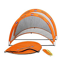 Футбольні ворота EXIT Flexx 120 х 80 см - помаранчеві