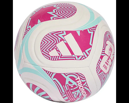 Футбольний м'яч Adidas FIFA World Cup 26™ Trionda Club розмір 5, біло-рожевий