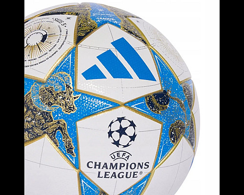 Футбольний м'яч Adidas UCL League Stage 25/26 розмір 4, біло-блакитний