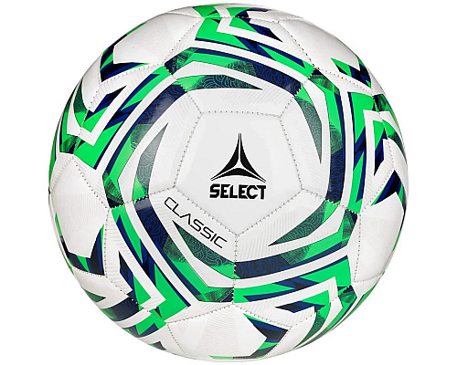 М'яч футбольний Select FB CLASSIC v25 розмір 5, біло-зелений