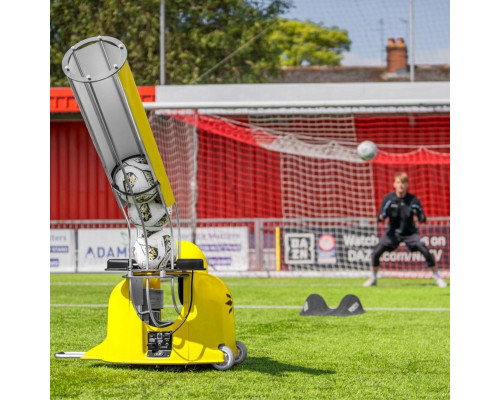 Тренажер для метання м'ячів FORZA BALL LAUNCHER з подачею, жовтий