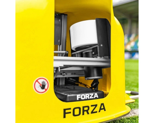 Тренажер для метання м'ячів FORZA BALL LAUNCHER з подачею, жовтий