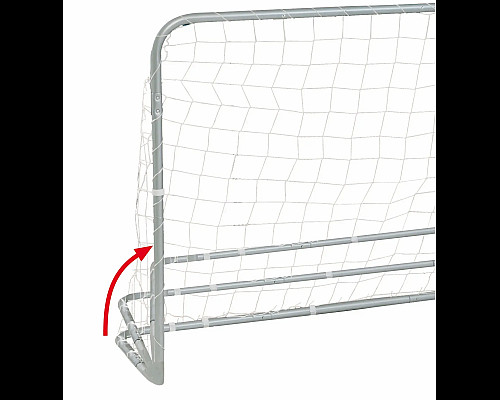Ворота футбольні Garlando Foldy Goal 180 x 120 x 60 см, сірі