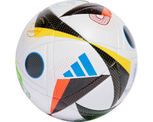 М'яч футбольний Adidas Euro24 Fussballiebe League IN9367 розмір 5, біло-чорний М'яч футбольний Adidas Euro24 Fussballiebe League IN9367 розмір 5, біло-чорний