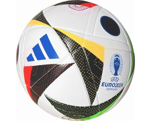 М'яч футбольний Adidas Euro24 Fussballiebe League IN9367 розмір 5, біло-чорний М'яч футбольний Adidas Euro24 Fussballiebe League IN9367 розмір 5, біло-чорний