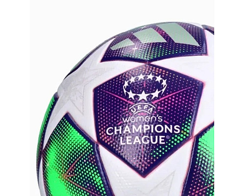 М'яч для футболу Adidas Finale 2026 W League розмір 5, зелено-фіолетовий