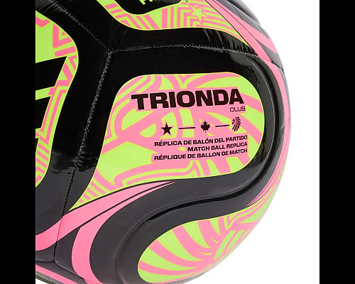 Футбольний м'яч Adidas FIFA World Cup 26 Trionda Club розмір 3, чорно-рожевий