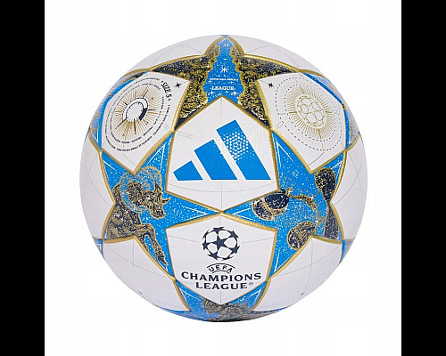 Футбольний м'яч Adidas UCL League Stage 25/26 розмір 5, біло-блакитний