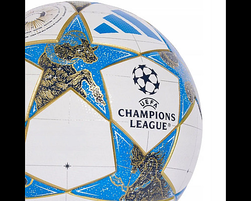 Футбольний м'яч Adidas UCL League Stage 25/26 розмір 5, біло-блакитний
