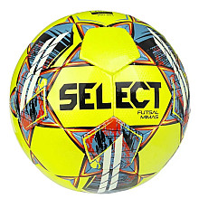 М'яч футзальний SELECT Futsal Mimas (FIFA Basic) v22 розмір 4, жовто-синій