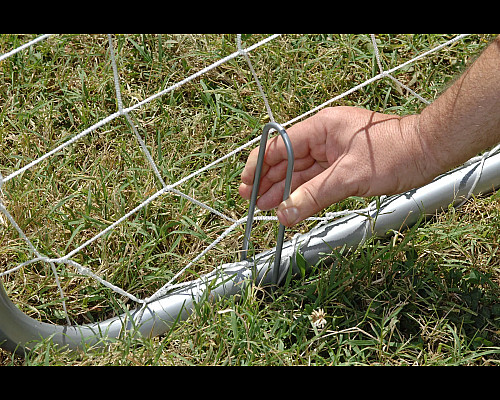 Ворота футбольні Garlando Field Match 300 x 200 x 120 см, сірі