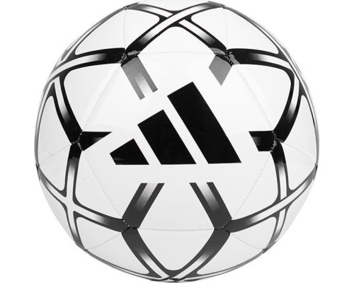 М'яч футбольний Adidas Starlancer Club IP1648 розмір 5, біло-чорний М'яч футбольний Adidas Starlancer Club IP1648 розмір 5, біло-чорний