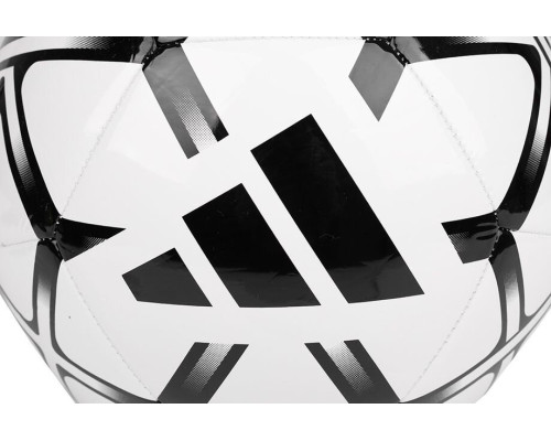 М'яч футбольний Adidas Starlancer Club IP1648 розмір 5, біло-чорний М'яч футбольний Adidas Starlancer Club IP1648 розмір 5, біло-чорний