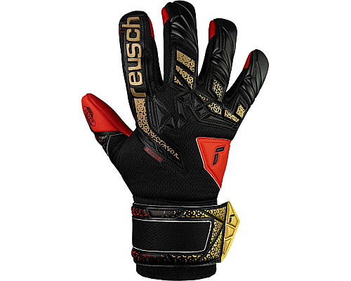Рукавички воротарські Reusch Attrakt Freegel Silver Junior 5572235 7075 р.6,5, червоно-чорні