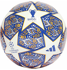 М'яч футбольний Adidas Junior UCL League Istanbul 290 HU1575 розмір 4, синьо-білий