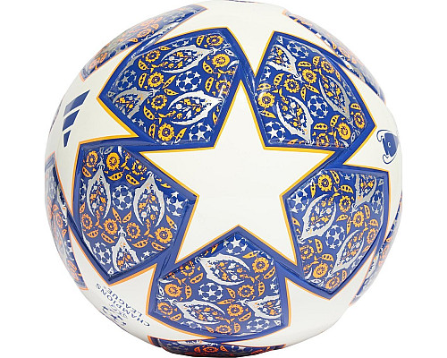 М'яч футбольний Adidas Junior UCL League Istanbul 290 HU1575 розмір 4, синьо-білий
