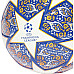М'яч футбольний Adidas Junior UCL League Istanbul 290 HU1575 розмір 4, синьо-білий