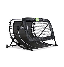 Сітка тренувальна для футболу EXIT Kickback Rebounder 124 х 90 см, чорна
