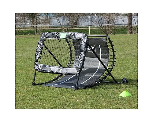 Сітка тренувальна для футболу EXIT Kickback Rebounder 124 х 90 см, чорна