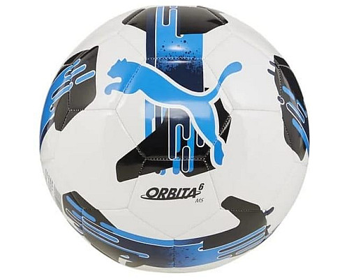 М'яч футбольний Puma Orbita 6 MS розмір 5, біло-синій