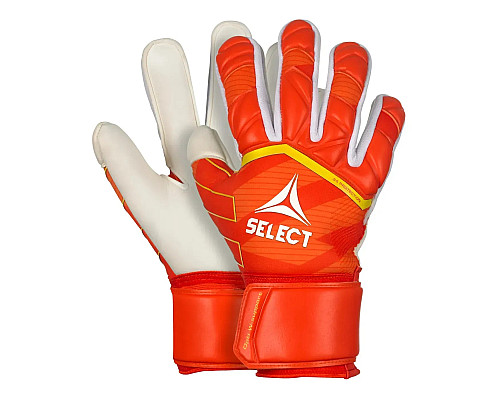 Рукавички воротарські Select GOALKEEPER GLOVES 34 PROTECTION v24, розмір 8 (18 см), біло-оранжеві