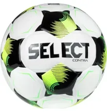М'яч футбольний Select FB Contra v26 розмір 5, біло-зелений