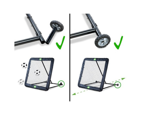 Сітка тренувальна для футболу Exit Kickback XL Rebounder 164 х 164 см, чорна