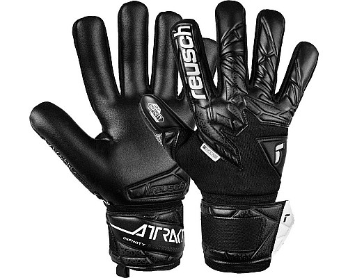 Рукавички воротарські Reusch Attrakt Infinity NC 5570725 7700 р.8, чорні