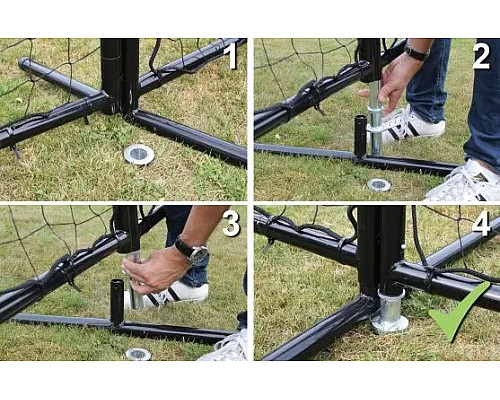 Бар'єрна сітка EXIT Backstop 300 х 300 см, чорна