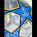 Футбольний м'яч Adidas UCL Training 25/26 League Stage Foil розмір 5, сріблясто-синій