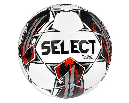 М'яч футзальний Select Futsal Samba v22 розмір 4, біло-чорний