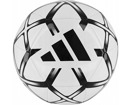 М'яч футбольний Adidas Starlancer Club TRN розмір 4, чорно-білий