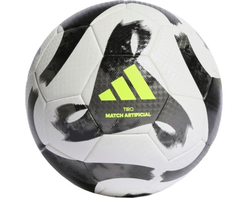 М'яч футбольний Adidas League Artificial HT2423 розмір 5, біло-чорний М'яч футбольний Adidas League Artificial HT2423 розмір 5, біло-чорний