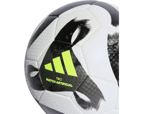 М'яч футбольний Adidas League Artificial HT2423 розмір 5, біло-чорний М'яч футбольний Adidas League Artificial HT2423 розмір 5, біло-чорний